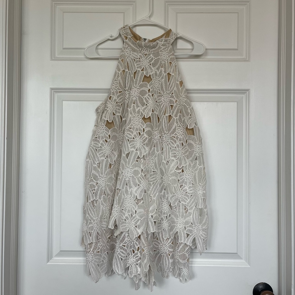 NWT Judith March White Lace Romper🤍 Size Large
